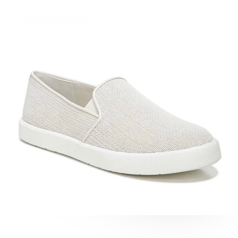 VINCE Presley Slip-On Sneaker Oatmeal Off-White Size 7.5